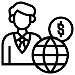 100% Service Zero Brokerage Icon